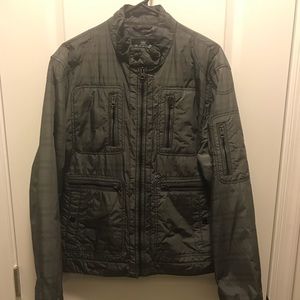 Grey waterproof jacket. Men’s Large